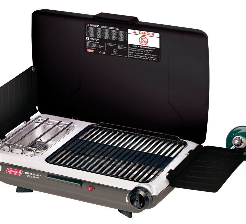 Coleman Classic 2-in-1 Camping Grill and Stove, 20,000 BTUs