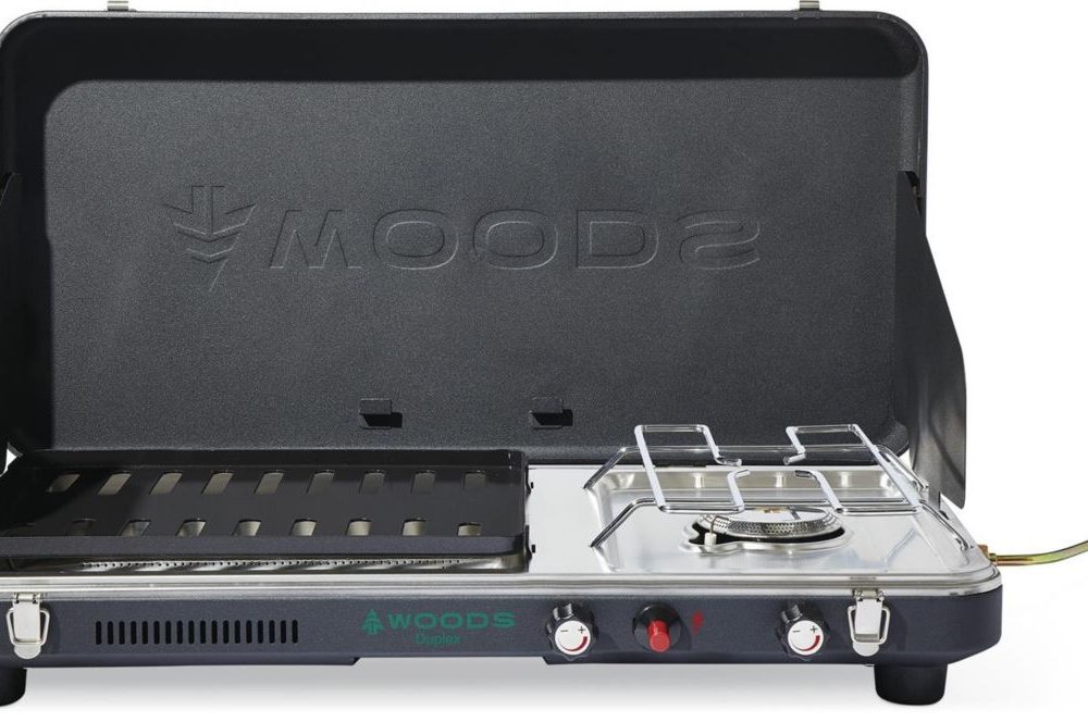 Woods™ Twofold Grill/Burner 10,000 BTUs Propane Camp Stove