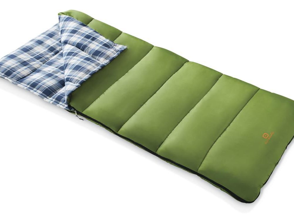 Outbound Comfort Insulated Cotton Lined Cool Weather Sleeping Bag, 0°C