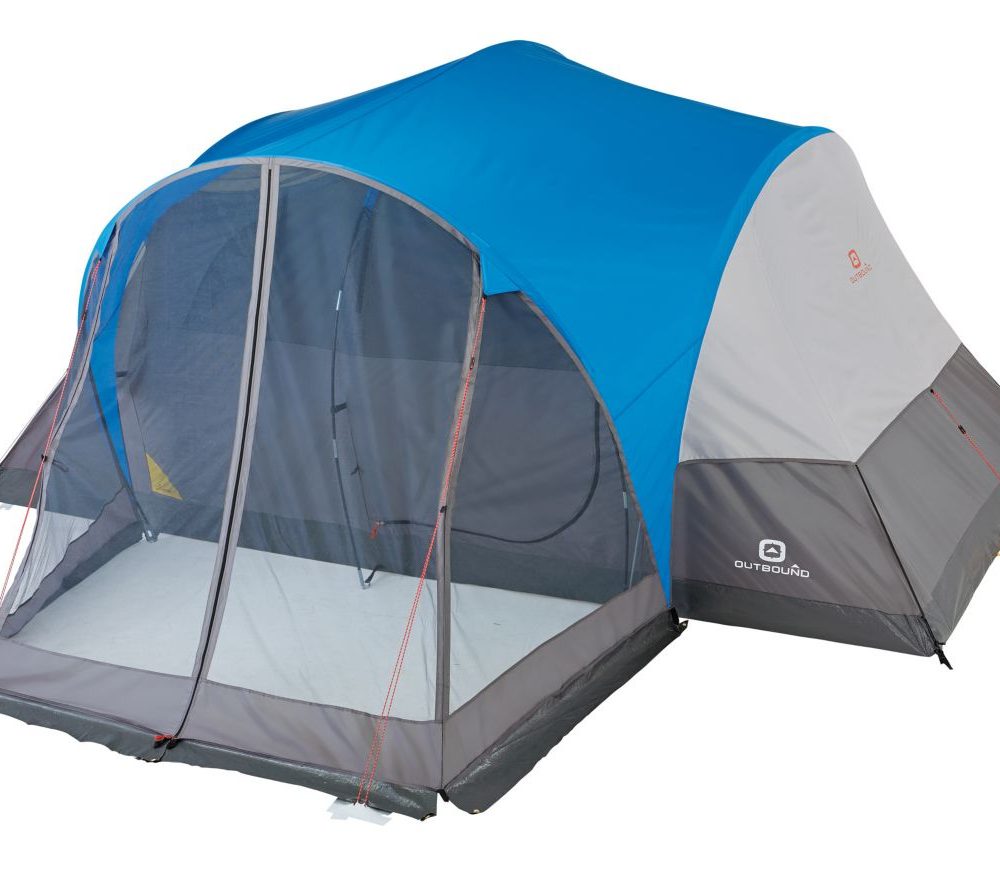 Outbound 8-Person Dome Tent with Screen Room, Rain Fly & Carry Bag