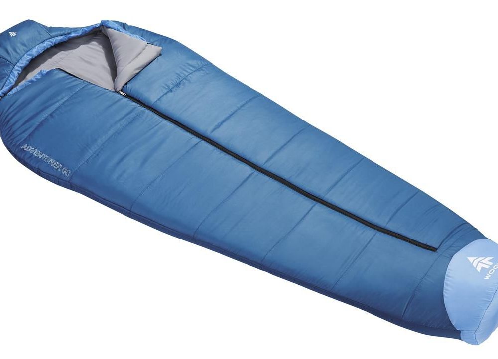 Woods Adventurer Insulated Cool Weather Barrel Sleeping Bag, 0°C