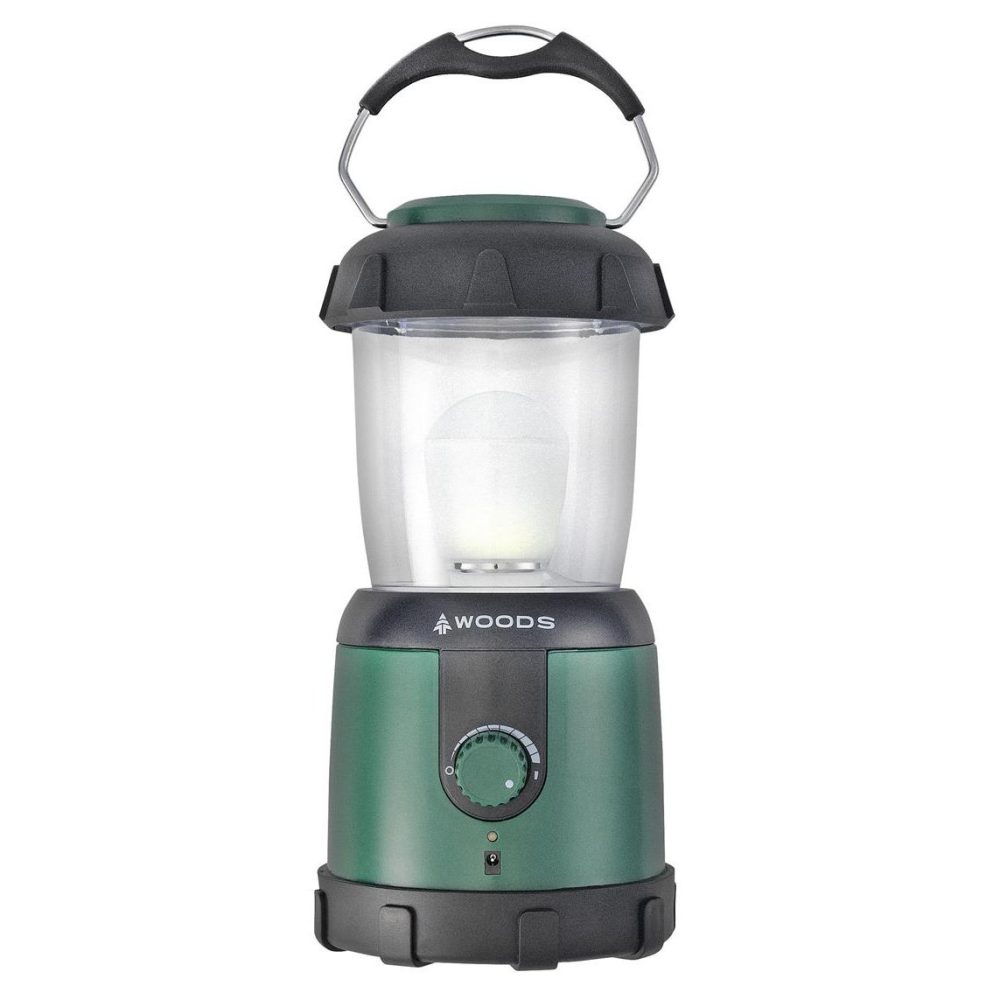 Woods Rechargeable LED Camping Lantern w/ USB Charger, 180 Lumens