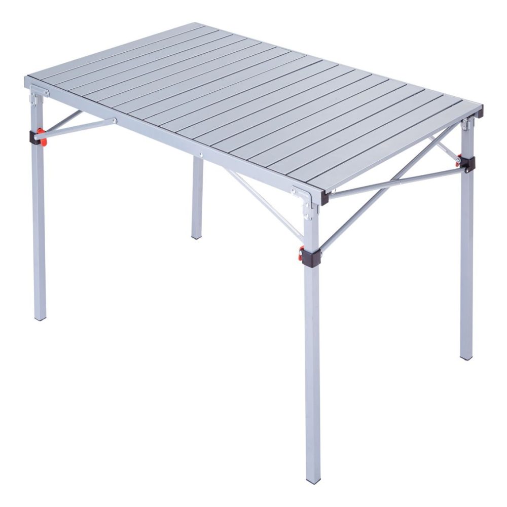 Woods Easy Fold Portable Folding Family Camping Table, Large