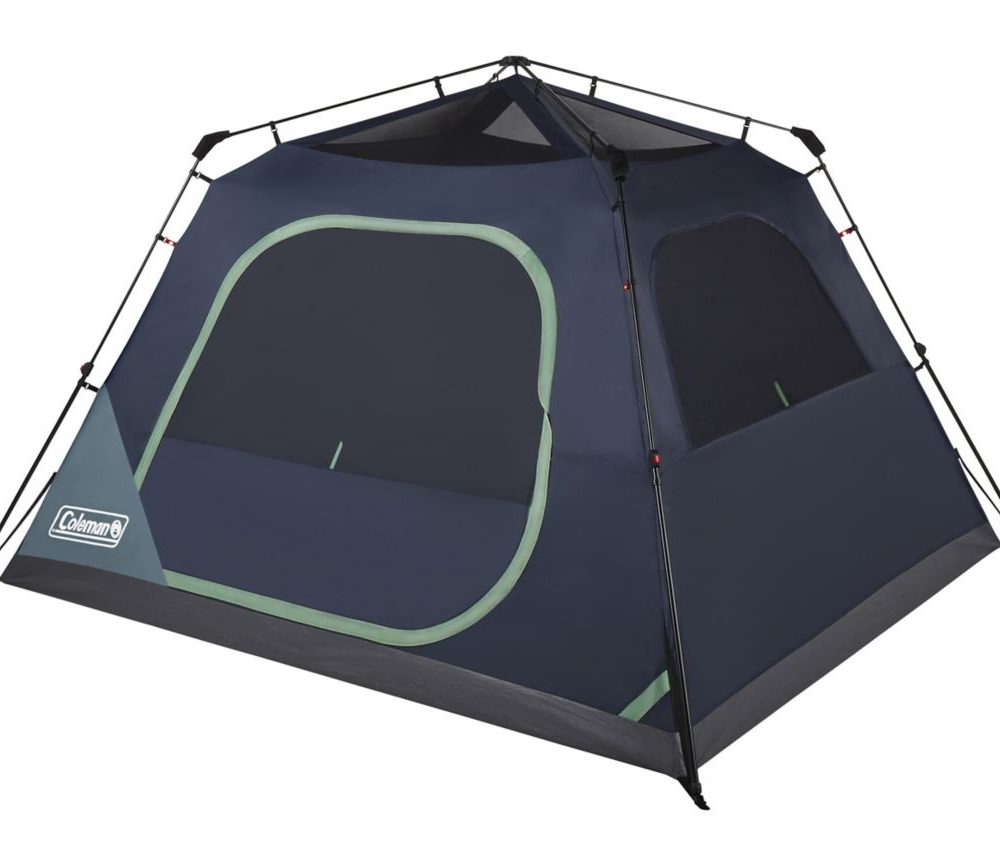 Coleman Skylodge 6P Cabin Tent with Rain Fly & Carry Bag, Blue Nights