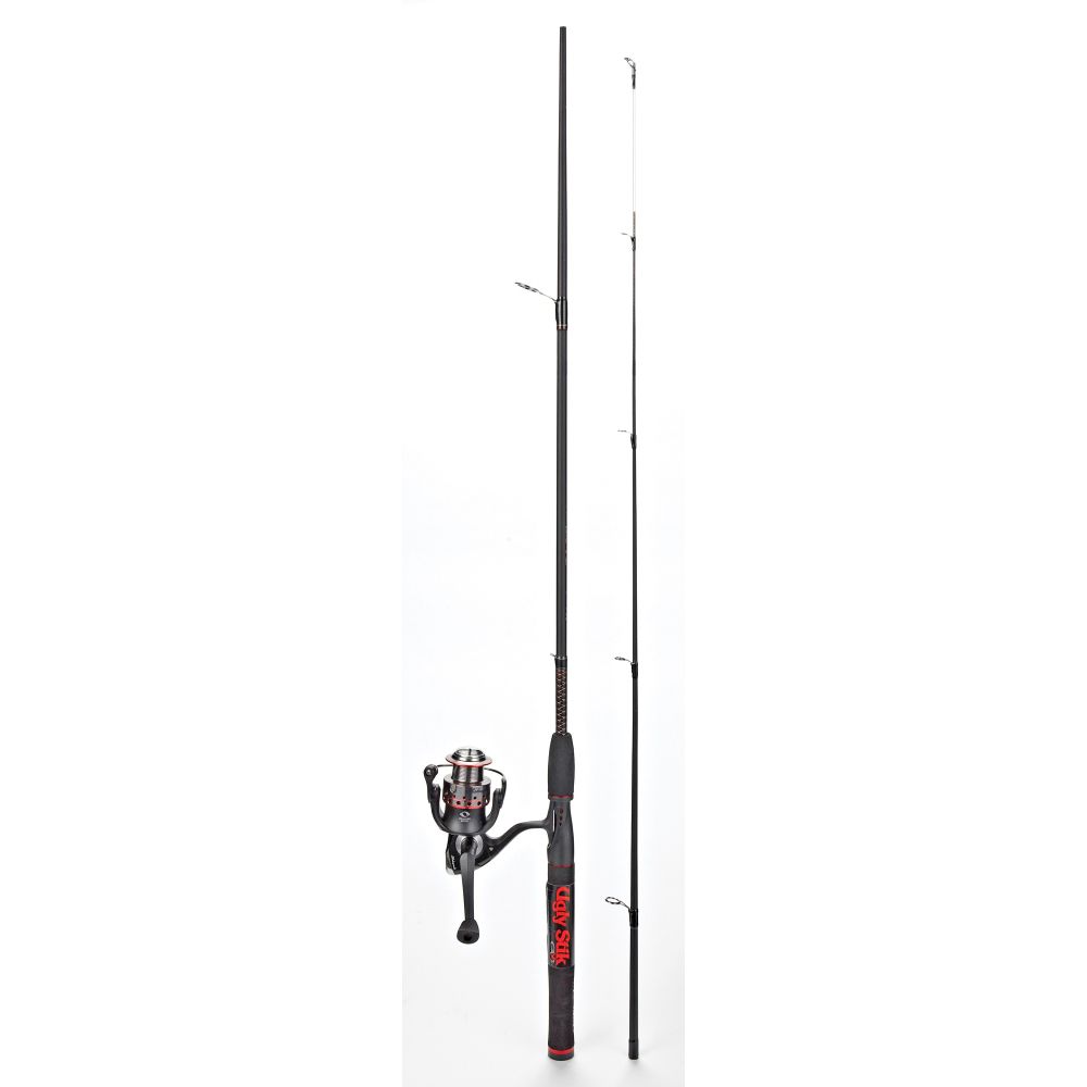 Ugly Stik GX2 Spinning Fishing Rod and Reel Combo, Medium, Anti-Reverse, 6.6-ft, 2-pc