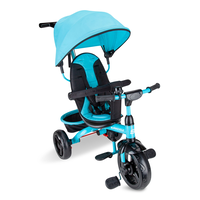 Convertible Trike with Front Wheel Fender, Blue/Black