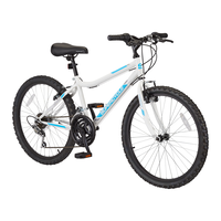 Reaction Youth HT Mountain Bike, Rigid Frame, 24-in, White