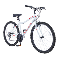 Reaction Hardtail Mountain Bike, 26-in, White