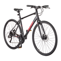 Aura Fitness Bike with 24-Speed Shimano Shifting System, 700-C, Black