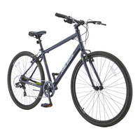 Entourage Adult City Bike with V-brakes, 700C, Black