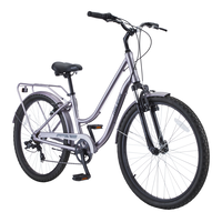 Campus Comfort Bike, Alloy V-brakes, 26-in, Silver