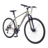Encounter Hybrid Bike with Alloy Disc Brakes, 700C, Grey