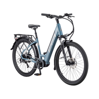 Getaway Pro Electric Bike with Shimano 8-Speed Altus Shifter, 27.5-in, Grey