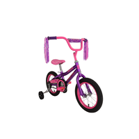 Radium Kids' Bike with Training Wheels, Purple, 14-in