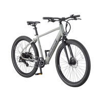 Transit Urban Electric Bike with 7-Speed Microshift Shifting System, 27.5-in, Grey