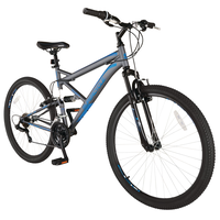 Outlook Dual-Suspension Mountain Bike,  27.5-in Wheel, Grey/Blue