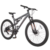 Peak Dual-Suspension Mountain Bike, 27.5-in Wheel, Grey