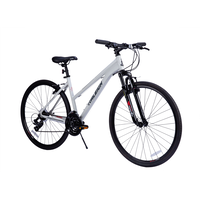Overtake Hybrid Bike, 700C, White