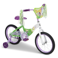 Tinkerbell Kids' Bike, 16-in Wheel, White/Green
