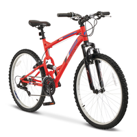 Richter DS Mountain Bike, 19-in Frame, 26-in, Red