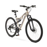 Striker Adult Bike, 21-Speed,, 17-in Aluminum Frame, 27.5-in, Beige