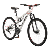 Parallax Dual-Suspension Mountain Bike, 27.5-in Wheel, Silver
