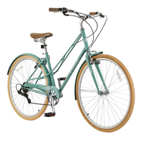 Trillium Adult Bike, 700C, 7-Speed Cruiser Bike, Green