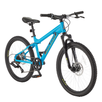 Rockwood Youth Hardtail Mountain Bike, 24-in Wheel, Blue