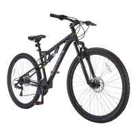 Parallax Dual-Suspension Mountain Bike, 29-in Wheel, Black