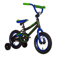 Adventure Kid's Bike, Black, 12-in