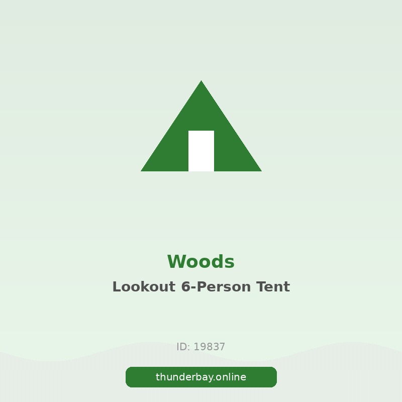 Woods Lookout 6-Person Tent