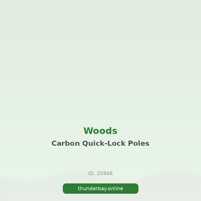 Woods Carbon Quick-Lock Telescopic 4-Stage Adjustable Trekking Poles For Hiking & Walking