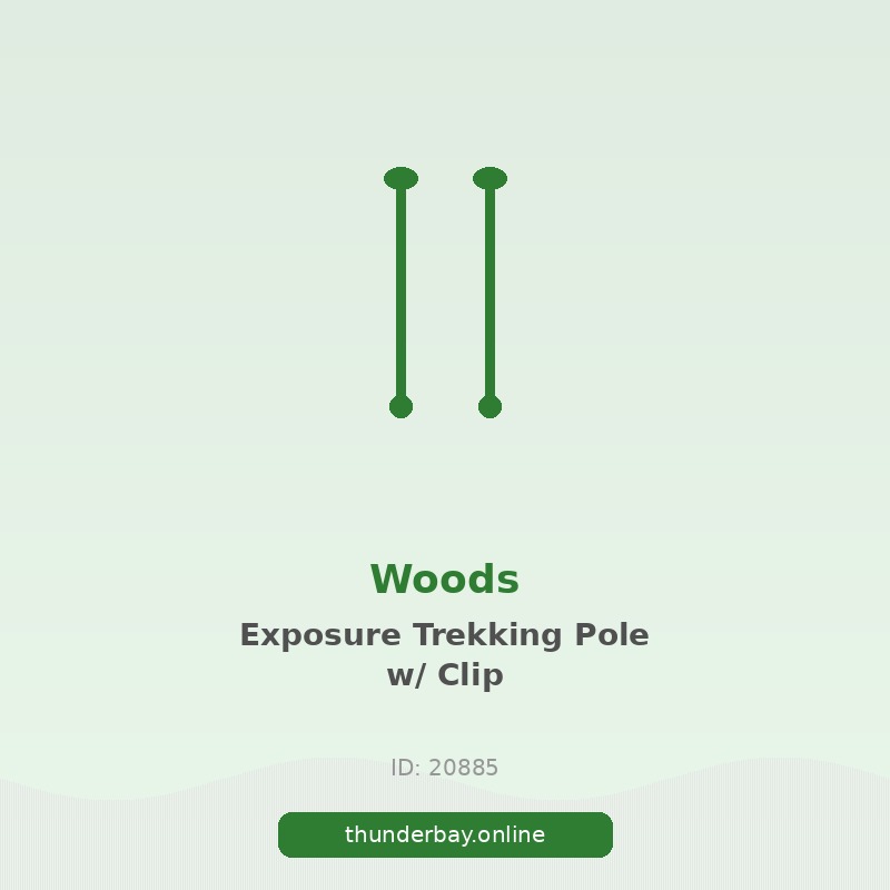 Woods Exposure Telescopic Adjustable Aluminium Trekking Pole w/ Phone Clip For Hiking & Walking