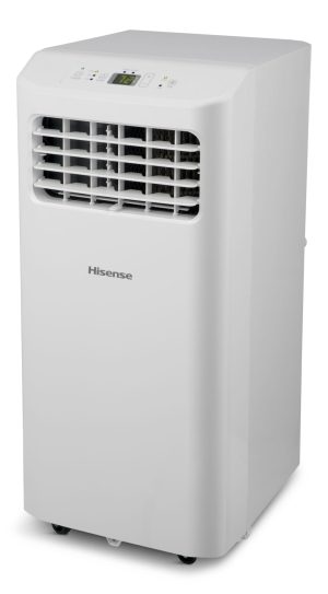 Hisense 3-in-1 Portable Air Conditioner/AC with Remote Control, 6,000 BTU, White