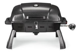 MASTER Chef Portable Tabletop Single-Burner Propane Gas BBQ Grill with Folding Legs