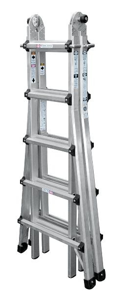 Mastercraft Grade 1A Aluminum Multi-Task Ladder, 21-ft, 300-lb