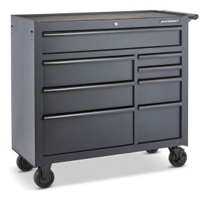 Mastercraft Tool Storage Cabinet, 8 Drawer, 41-in, Black