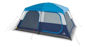 Outbound 10-Person Big Window Cabin Tent with Storage Closet & Movie Screen