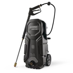 Simoniz Platinum 2100 PSI 1.5 GPM Corded Cold Water Wheeled Brushed Electric Pressure Washer w/ Foam Blaster