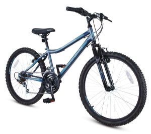 Supercycle Nitro 24 XT Youth Hardtail Mountain Bike, 24-in Wheel, Blue