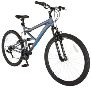Supercycle Outlook Dual-Suspension Mountain Bike,  27.5-in Wheel, Grey/Blue