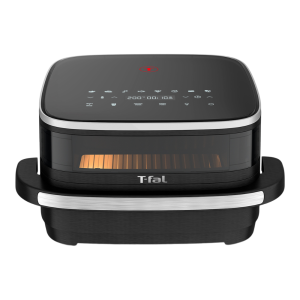 T-fal Easy Fry XL Surface Air Fryer, 10-in-1, Large Air Fryer, Super-Sized Cooking Surface, Compact Format, 4L / 4.2Qt, Black