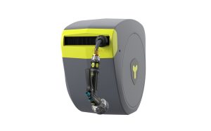 Yardworks ProFlex Auto Retractable Garden Hose Reel with Nozzle & Adaptor, 120-ft